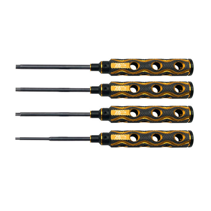 Blue - RJX 4PCS Hollow Handle Hex Screw driver Tools Kit Set 1.5mm / 2.0mm / 2.5mm / 3.0mm for RC Mo
