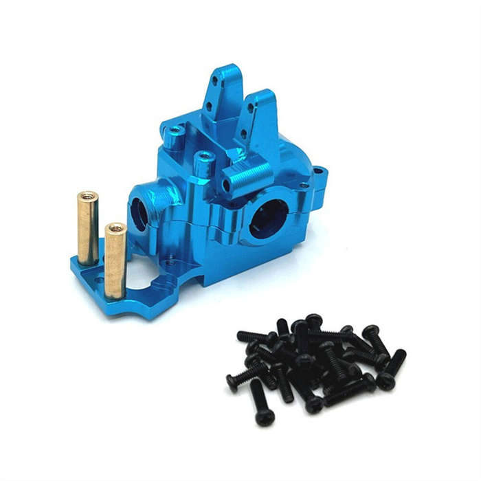 Red - Upgraded Metal Spare Parts Front Gearbox Set Accessories for MJX 1/14 14301 14302 14303 14209