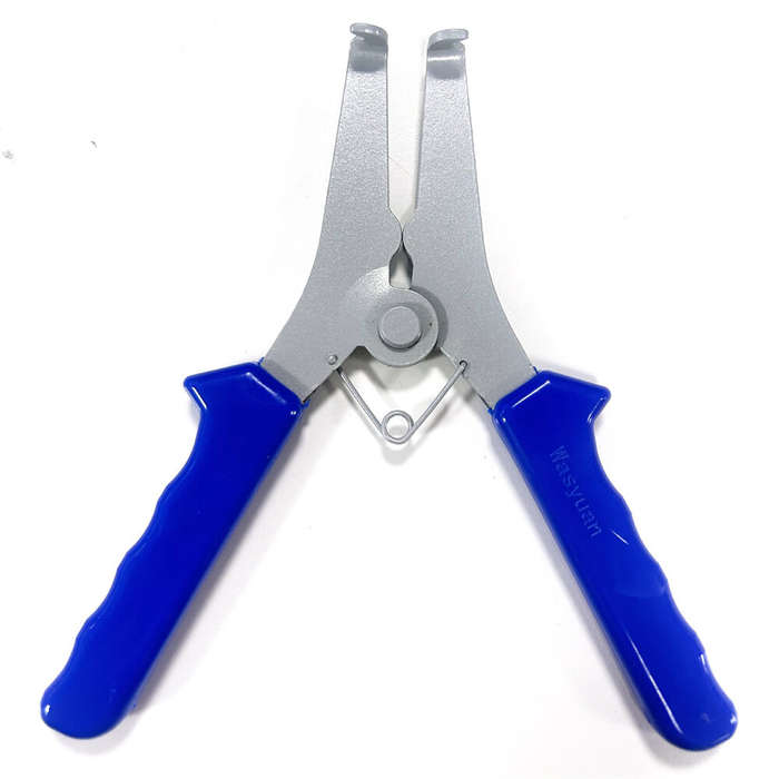 1 set - Stainless Steel Spring Clamps Kit Adjustable Plier 0-2 Inch Clamping Range for Woodworking D