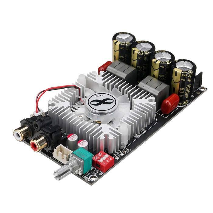ZK-1602 TDA7498E Digital Power Amplifier Board 160W*160W Dual Channel 220W Mono Channel DC15-35V Amp