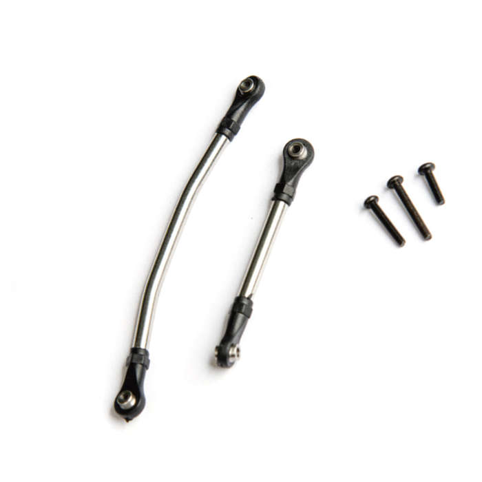 Black - 2PCS UDIRC UCX2405 UCX2405 PRO 1/24 RC Car Upgraded Parts Metal Servo Steering Linkage Tie R