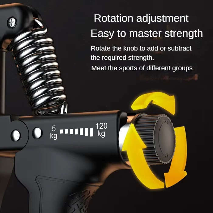 Green - KALOAD 5-120Kg Handgrip Gym Fitness Hand Grip Strengthener Men Adjustable Finger Heavy Exerc