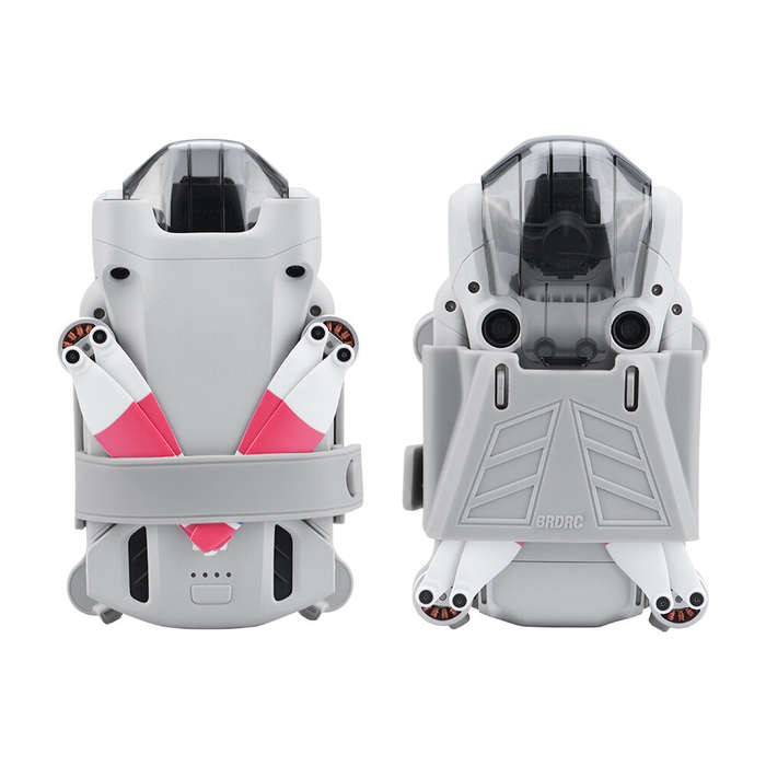Red - BRDRC Propeller Stabilizer Blade Holder Fixator Props Protective Strap Base for DJI Mini 3 PRO