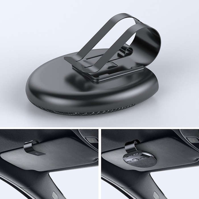 Black - SP11 Wireless Vehicle Car V5.0 Speakers Handsfree Car Kit Hands-free Wireless Speakerphone S