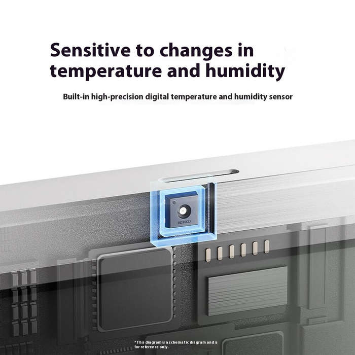 White - XIAOMI 3 Mijia Smart Temperature Humidity Sensor Mini 0C-60C Range Bluetooth 5.0 High Precis