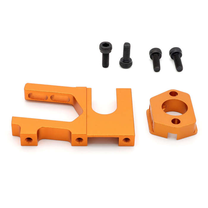 Orange - ZD Racing MT16 1/16 RC Car Parts Motor Mount Seat Aluminum Alloy Set Vehicles Models Spare