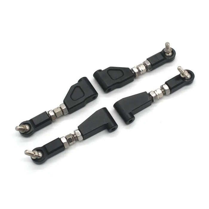 Black - 4PCS Upgraded Metal Front Rear Upper Rocker Arm Assembly for HNR H9802 H9803 Horse E30 Versi