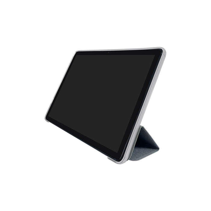 Grey - N-ONE NPad Air 10.1 Inch Tablet Tri Fold Case Cover Holster + Tempered Glass Film Set