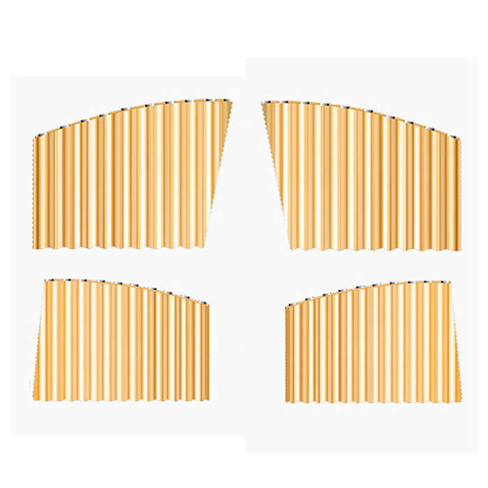 Natural Wood - 4Ps Set Magnetic Car Curtain Sunshade Sunscreen Window Curtain Magnetic Adsorption