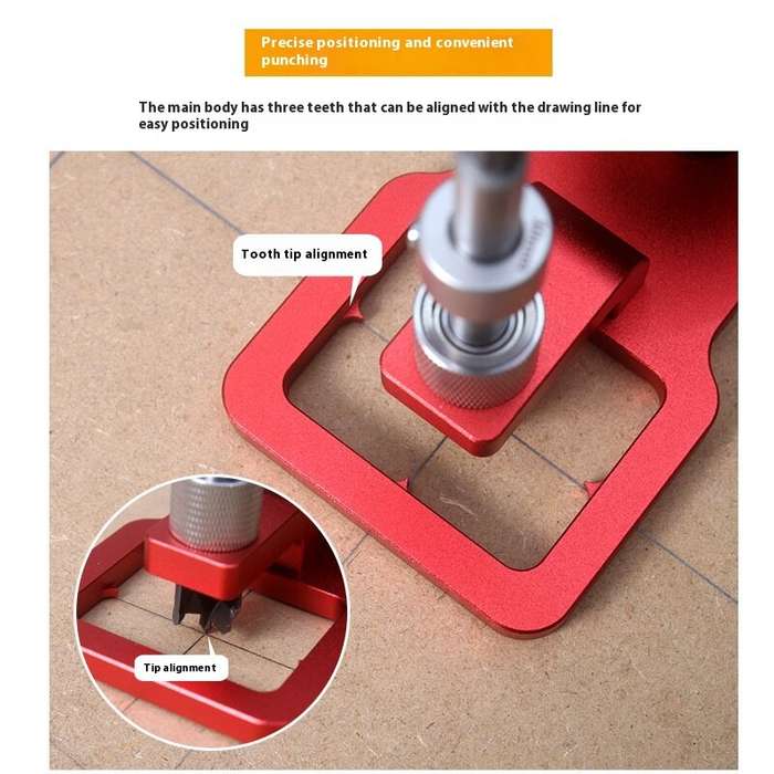19mm - Wnew 19mm 20mm Precision Vertical Drill Guide Set Hole Punch Locator Bench Dog Hole Punch for