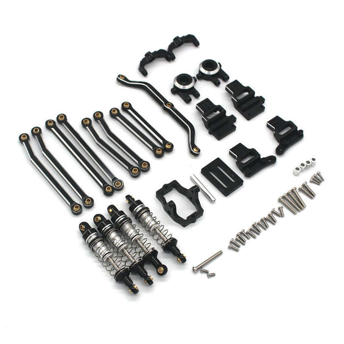 Red - Metal Upgraded Accessories Set For JJRC C8801 Austar AX-8560 1/18 RC Car Parts
