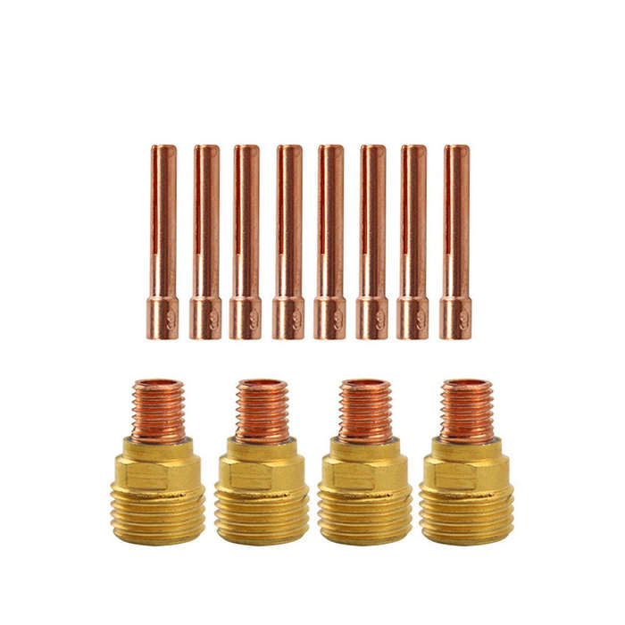 35-Piece TIG Stubby Lens Kit for WP9 WP20 WP25 Torch Short & Wide Gas Lens Compatible Improved Weldi