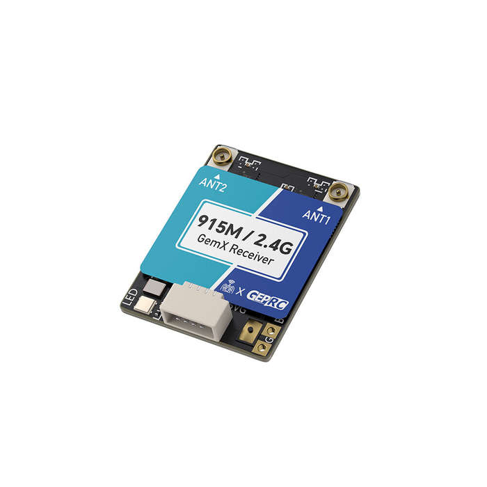1pc - GEPRC ELRS 915M/2.4G Dual-band Gemini Xrossband ExpressLRS ELRS Receiver for FPV Racer Drone
