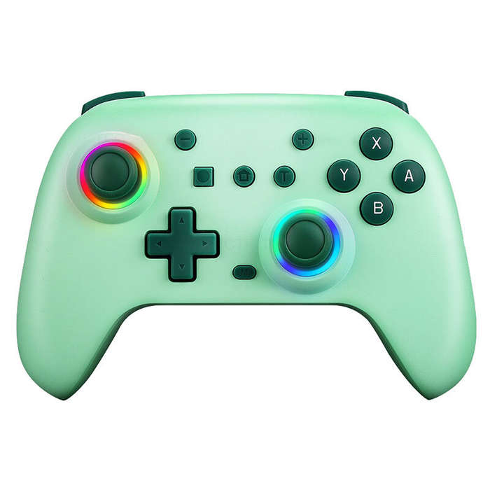White - VS-803 RGB bluetooth Game Controller for NintendoSwitch/OLED/Lite/PC Six-axis 3D Joystick Ga
