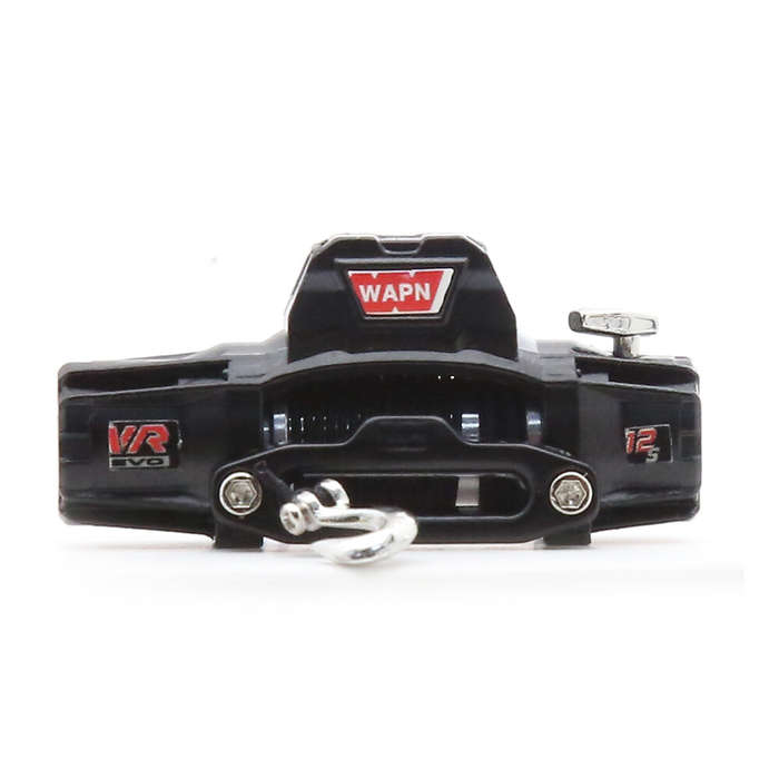 Black - RC Metal Automatic Simulation Winch for 1/18 1/24 Rock Crawler Car TRX4M FMS Off-Road Climbi