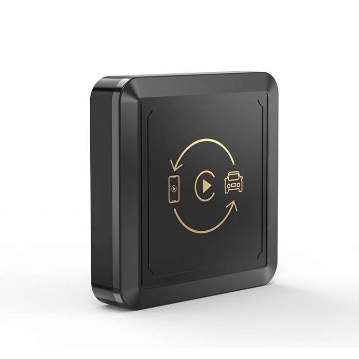 Black - Android Auto 2 In 1 Car Carplay Box Converter Wired To Carplay Wireless Box CarPlay Converte