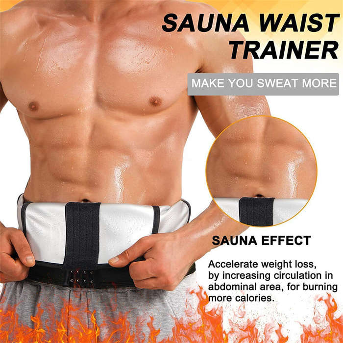 XL - Men's Abdominal Belt Posture Corrector Back Support Prevent Injury Waist Belt Belly Shapewear f