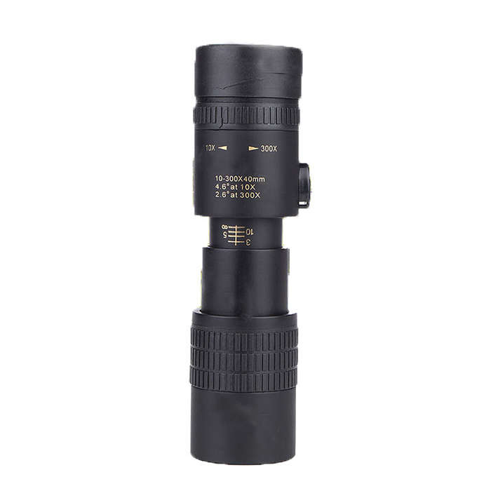 10X-300X40mm High Zoom BAK4 Monocular Professional Long Range Telescope Low Light Night Vision Outdo