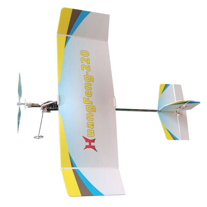 KIT+Motor+Servos - TY Model HuangFeng-220 220mm Wingspan PP Foam Ultra-low Speed Glider Indoor RC Ai