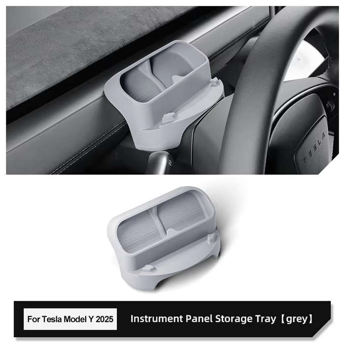 Black - Car Glasses Storage Box Silicone Material Dashboard Tray Sunglasses Organizer Interior Acces