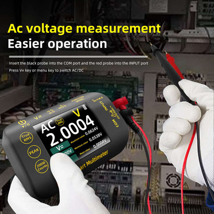 1 - S40 High Precision Multimeter 2.8" TFT Color Screen 320 x 240 Pixels Measures DC Voltage up to 1