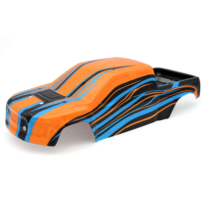 Orange - ZD Racing MT16 1/16 RC Car Parts PVC Body Shell w/ Sticker Sheet Vehicles Models Spare Acce