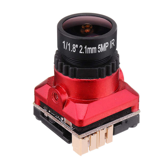 Black - JINJIEAN A19S 1/1.8 Starlight CMOS 1500TVL FPV Camera 2.1mm/2.3mm PAL/NTSC For RC Drone