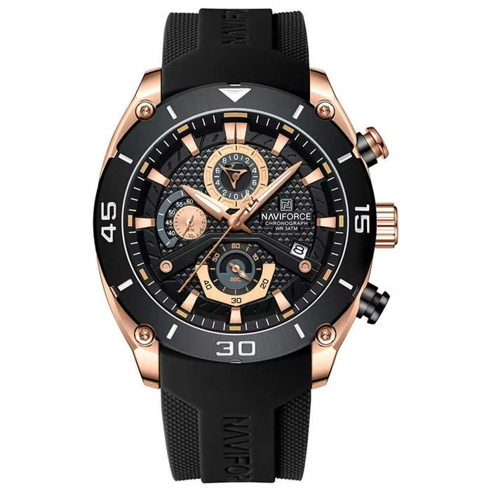 Green - NAVIFORCE Fashion Men Watch Waterproof Luminous Sport Quartz Watch Chronograph Date Wristwat
