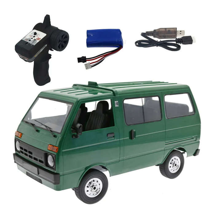 Red - WPL D42 2.4G 2WD 1/10 Drift Crawler Off Road RC Car Vehicle Models Toy w/ Light Full Proportio