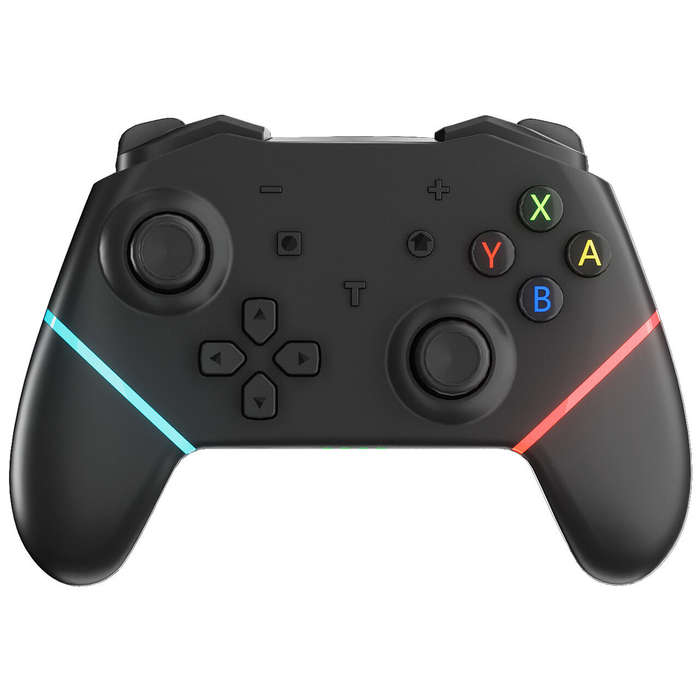 Black - TL-07 Wireless bluetooth Game Controller for Switch/Lite/Steam Six-axis Gamepad with Dual Mo