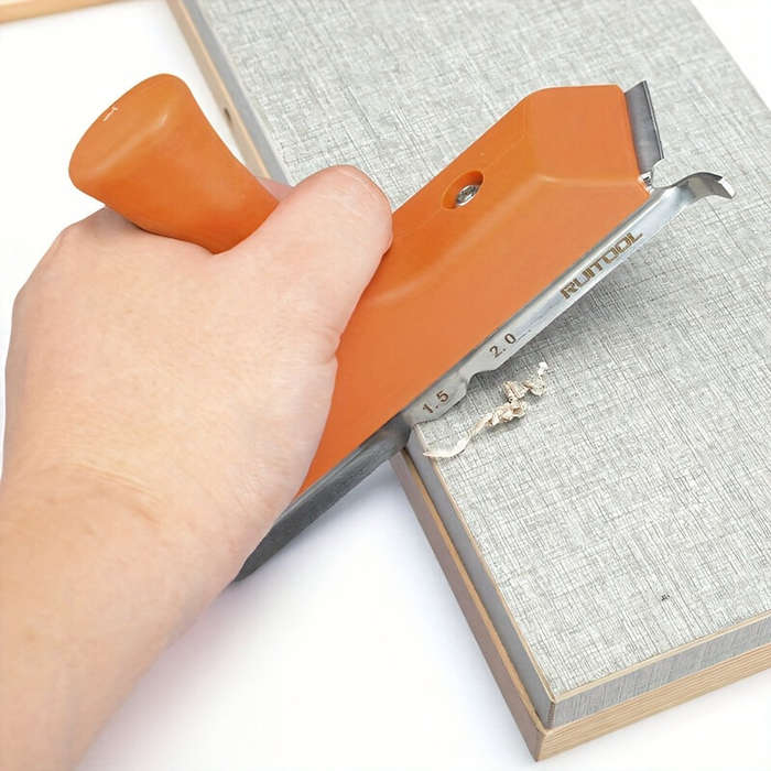 Orange - Handheld Edge Banding Trimmer High-quality Steel Blade for Wood PVC ABS Veneer Precision Cu