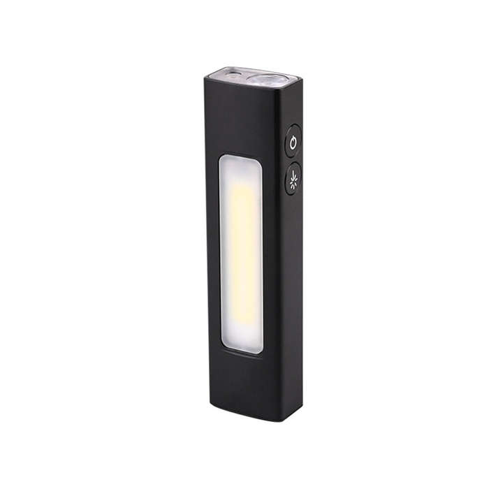 Black - Aluminum Alloy LED Work Lamp With Side Light Multi-Light Source With Type-C Charging Magneti
