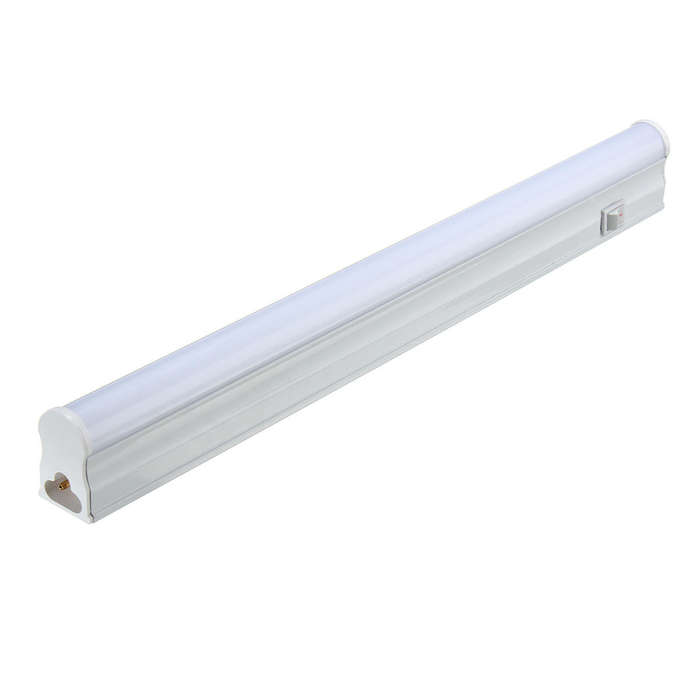 Warm White - 30cm 5W 440LM SMD2835 T5 LED Fluorescent Tube Light with Switch Warm/Pure White AC85-26