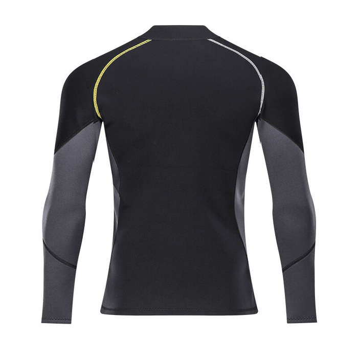 2XL - ZCCO 1.5mm Diving Suit Comfortable Neoprene Long Sleeve Waterproof Front Zipper Smooth Design