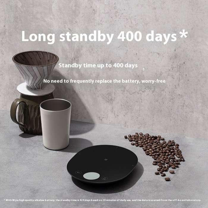 Black - XIAOMI Mijia Electronic Scale Precision Electronic Scale High-Precision 1g to 3000g Kitchen