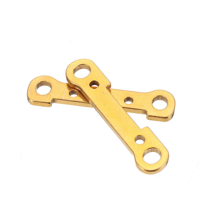1835 - 2PCS Wltoys 124017 124019 1/12 RC Car Spare Metal Front/Rear Swing Arm Reinforce Plate 1834 1