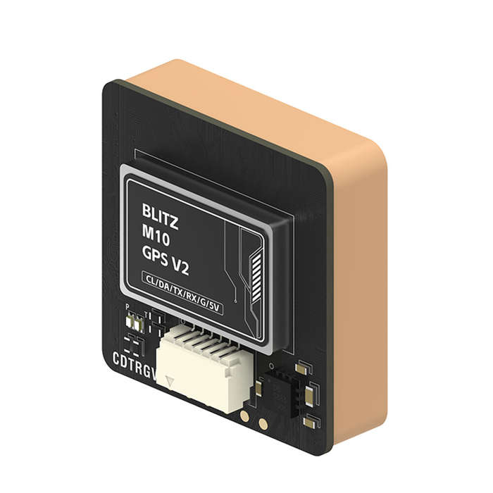 GPS Module - 25*25*11mm iFlight BLITZ M10 GPS V2 Module 25x25mm Ceramic Antenna QMC5883L Compass for