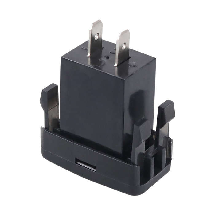 Red Light - 12-24V Dual USB Car Charger Socket Type-C PD QC3.0 LED Voltmeter Waterproof Fast Charge