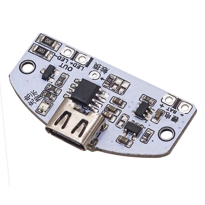 Low/medium/high three gears - TYPE-C Table Lamp Circuit Board USB Charging Three-Gear Stepless Dimmi