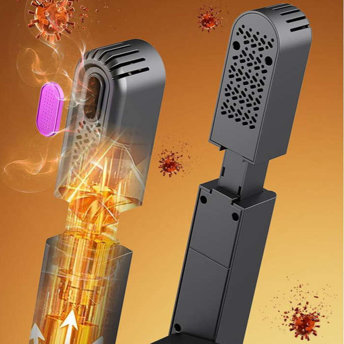 EU Plug - Folding Shoe Drying Machine Constant Temperature Dehumidification Odor Portable Shoe Dryin