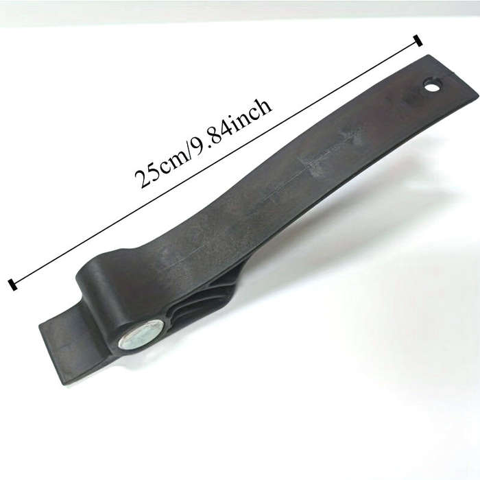 Black - Wooden Door Lifter Quick Installation Tool 25cm Non-Marring Plastic Lifts 1.5 Inches Floorin