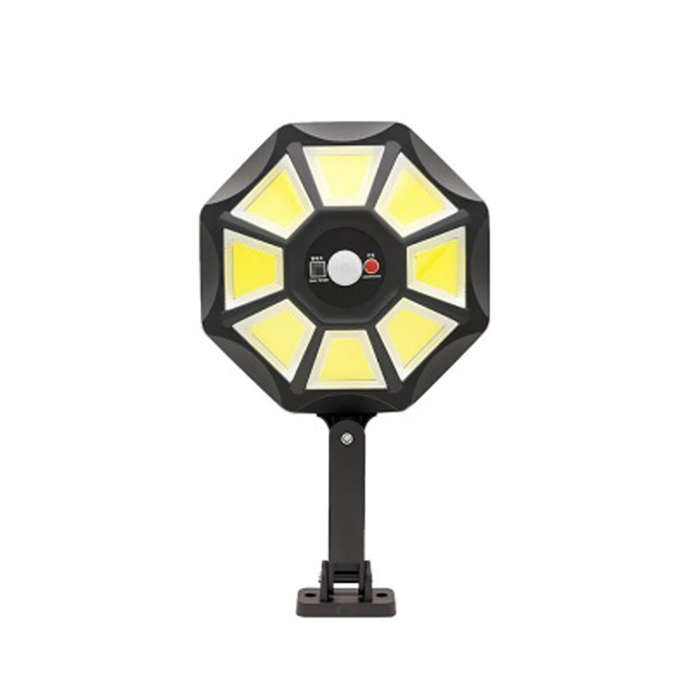 168COB - 168COB Solar Motion Sensor Wall Light with 360 Rotation Remote Control IP65 Waterproof Outd