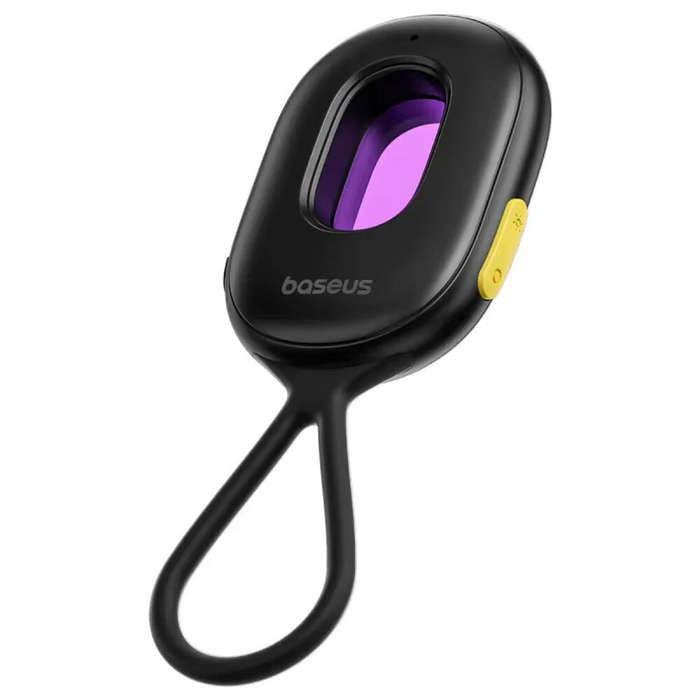 White - Baseus Security Camera Detector Rechargeable Anti Spy RF Signal Finder Alarm for Home Office
