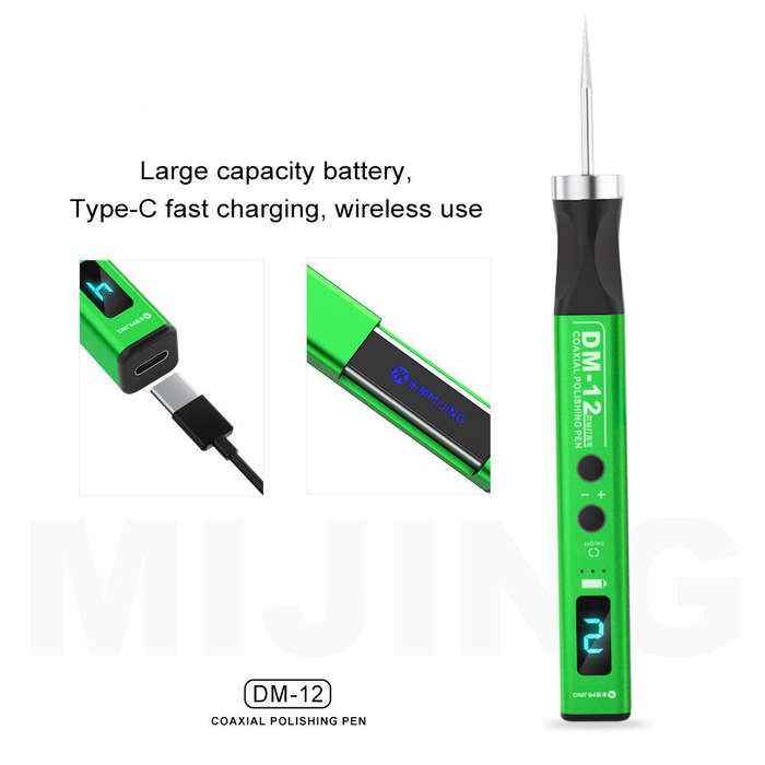 Green - Mini Cordless Rotary Tool Kit Electric Polishing Pen Engraving Pen for Sanding / Polishing /