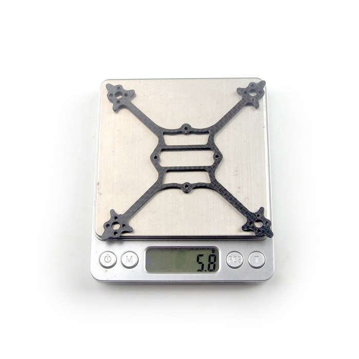 Bottom Plate - Happymodel Crux3 Spare Part 115mm Wheelbase Carbon Fiber Bottom Plate for RC FPV Raci