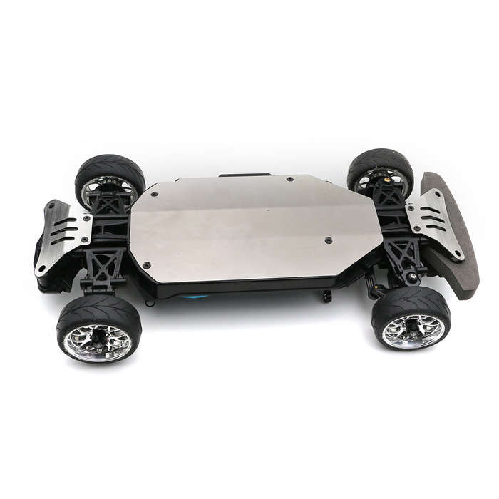 Silver - 304 Stainless Steel Chassis Front And Rear Guards Scratch-Resistant And Anti-Scratch Plates
