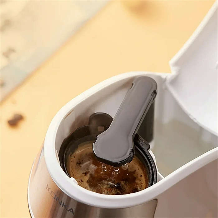 UK Plug - KONKA Drip Coffee Maker American Coffee Machine Home Mini Automatic 220V 450W Brew Powder