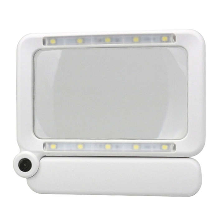 4X Magnifying Lens Handheld Eye-Loupe Magnifier for Coins Stamps Jewelry LED Illuminated Rechargeabl