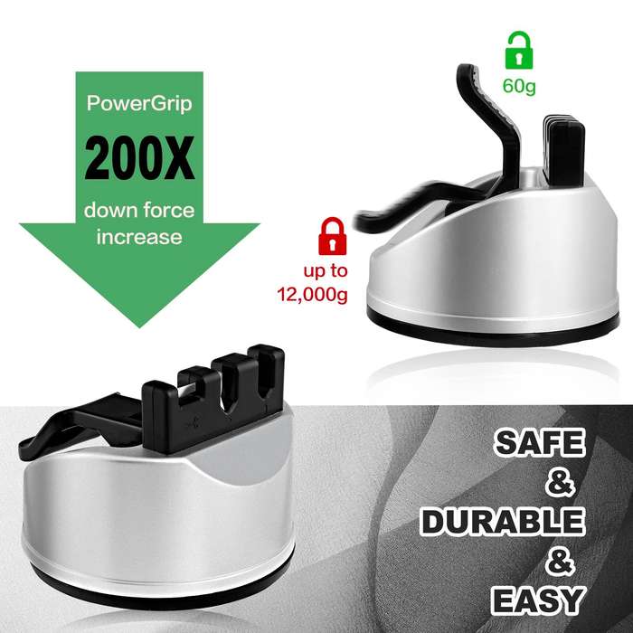 Silver - Kitchen Chef Knife Scissors 3-Stage Sharpener Suitable For Straight Knife And Serrated Knif