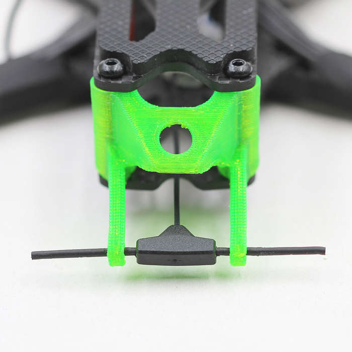 Green - QY3D 3D Printing TPU Antenna Fixing Mount Seat for APEX 5 SMA Antenna ELRS Receiver